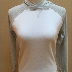 EDDIE BAUER Gray & White Pullover, Sz XS